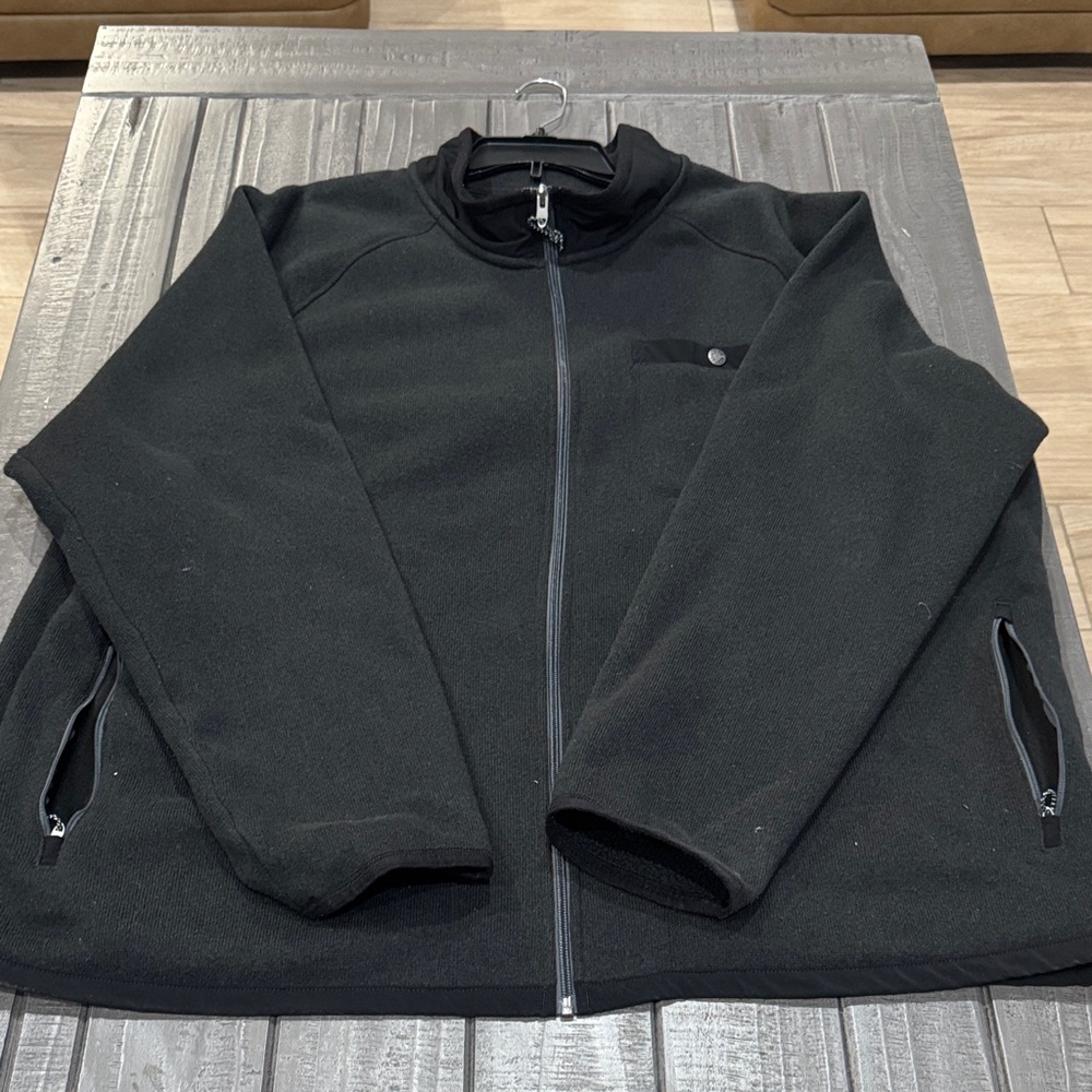 Men's Black North Face Full-Zip Jacket